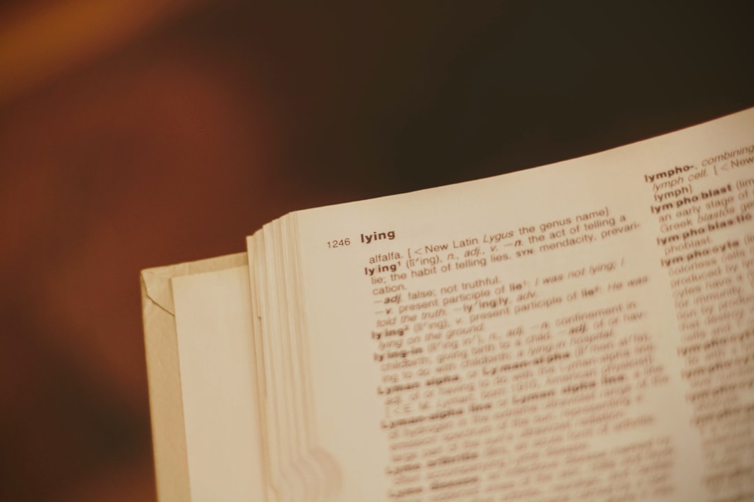 Photo Dictionary page